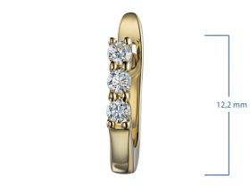 Серьги из желтого золота э0312сг09170500_white