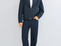 Свободные джинсы Bow, Синий