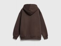 Худи с принтом для мальчиков, Коричневый