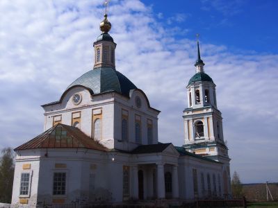Церковь Троицы, 1804 г., 1820-е гг., середина XIX в., архитекторы Росляков Ф.М., Дудин С.Е.