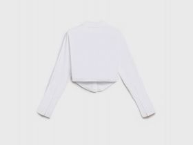 Укороченная блузка для девочек, Белый