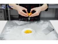 INOXLM lavorazioni inox Коробка из 2 предметов разделочная доска/столешница с Таро/шпателем из нержавеющей стали, разнх размеров для кухни, бара, ресторана (50 х 50 см, складная 2 см) 50x50 Piega 2 см