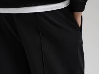 Трикотажные брюки oversize из хлопка пике