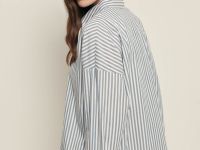 Рубашка из хлопка в полоску