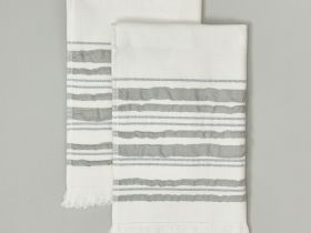 Комплект махровых полотенец Ilaria, серый