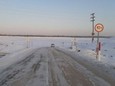 Увеличена грузоподъемность двух ледовых переправ на трассе А-331 «Вилюй»