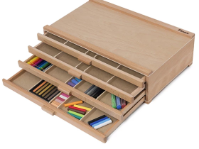 Органайзер Pinax PC-4D для пастели и карандашей, 4 лотка 40*25,5*11 см бук