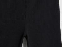 Шорты в рубчик для девочек, Черный