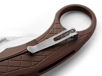 Складной нож LionSteel L.E.One, сталь Magnacut, рукоять алюминий, коричневый