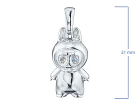 Подвеска из серебра с бриллиантами э0601пд10250351