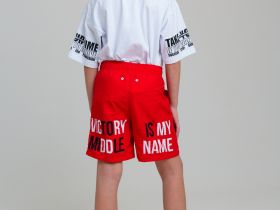 Шорты текстильные плавательные для мальчиков, длинные