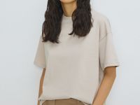 Базовая футболка, Бежевый