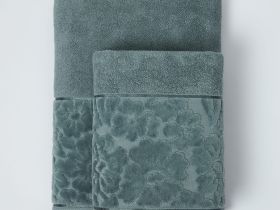 Полотенце махровое Licia, серо-голубое