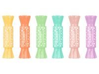 Набор текстовыделителей двусторонних MESHU "Candy", 6 цв., пастельные цвета, 2/4мм, ПВХ бокс с европ