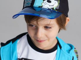 Бейсболка с принтом Disney и прозрачным козырьком для мальчика