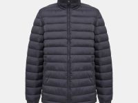 Стеганая куртка с воротником-стойкой