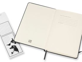 Записная книжка нелинованная Moleskine "Classic" Medium 11,5х18 см 240 стр, твердая обложка черная