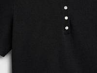 Джемпер с коротким рукавом, Черный