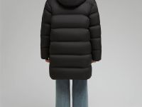 Стеганый пуховик с натуральным пухом