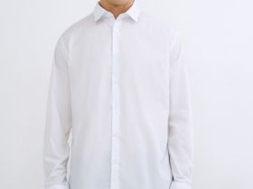 Рубашка Slim из поплина, Белый