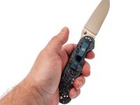 Складной нож Steelclaw Крыса, сталь VG-10, рукоять синий титан