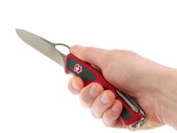 Нож перочинный Victorinox RangerGrip 78, сталь X55CrMo14, рукоять полиамид, красно-чёрный