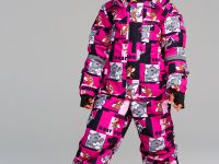 Комбинезон текстильный с полиуретановым покрытием для девочек