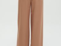 Брюки широкого кроя на резинке