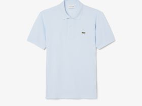 Мужское поло Lacoste из смеси эластичного органического хлопка