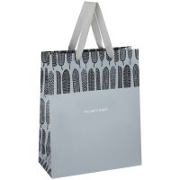 Пакет подарочный MESHU "Grey mood" 26*32*12 см