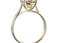 Кольцо из желтого золота с бриллиантом э0301кц02220753