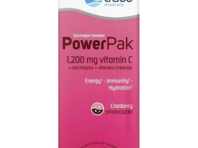 Trace Minerals ®, электролит для повышения выносливости, PowerPak, со вкусом клюквы, 30 пакетиков по 5,3 г (0,19 унции)