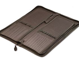 Пенал для кистей на длинной ручке Pinax, 15 отд., черный