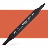 Маркер спиртовой Сонет "TWIN Brush" Красный светлый