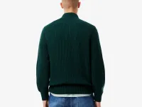 Мужской свитер Lacoste из овечьей шерсти на молнии