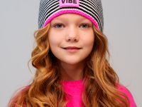 Шапка трикотажная для девочек