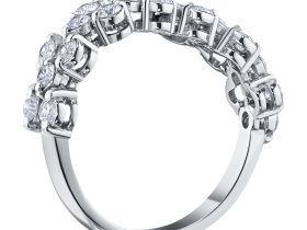Кольцо из белого золота с бриллиантами э0901кц04140400