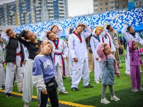 Фото. День физкультурника отмечают в Якутске