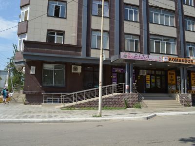 Здание мужского общежития, где размещался эвакогоспиталь