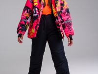 Куртка текстильная с полиуретановым покрытием для девочек