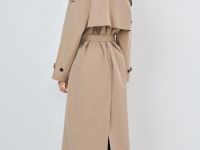 Длинный тренч, Бежевый