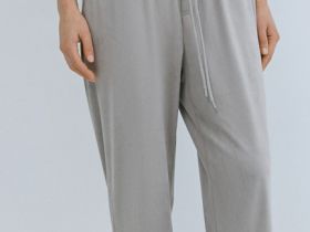 Брюки Baggy из искусственной замши, Серый