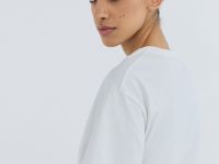 Футболка с декоративным узлом, Белый