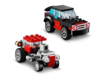 Creator 31146 Конструктор Грузовик-платформа с вертолетом, 3в1