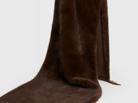 Шарф из искусственного меха, Коричневый