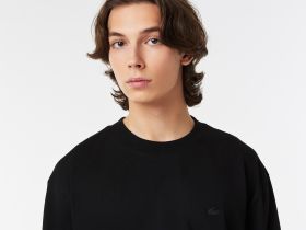 Мужская футболка Lacoste стандартного кроя с длинным рукавом