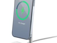 Беспроводное зарядное устройство uBear Stage 2в1, 30Вт серебро