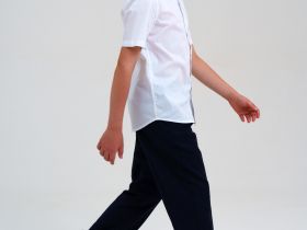 Сорочка текстильная для мальчиков (slim fit)