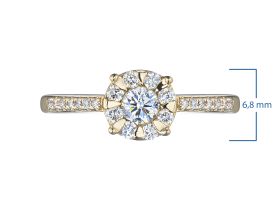 Кольцо из желтого золота э0312кц05153500_white