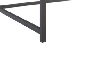 Стол Ханссон 120x60 Графитовый/Черный